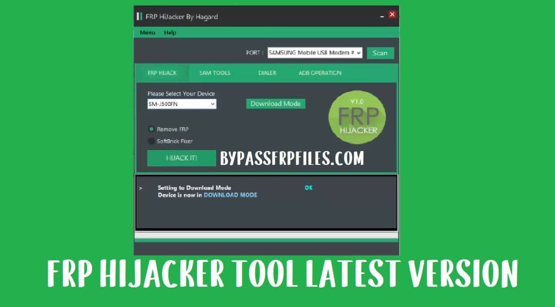 Download Frp Hijacker Tool 22 To Remove Samsung Frp Lock