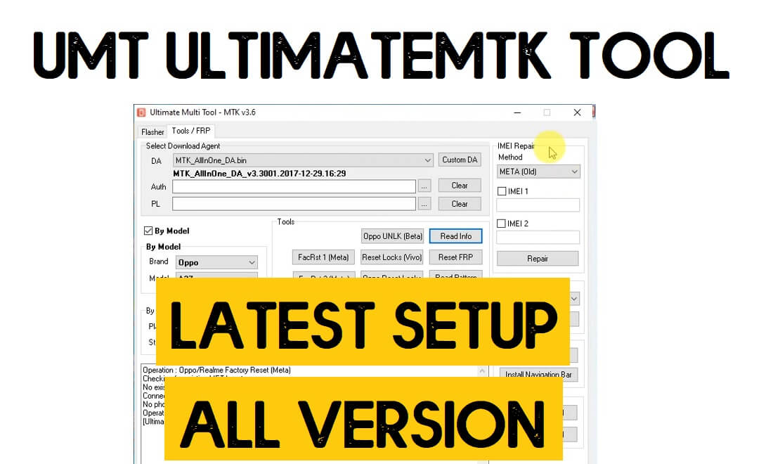UMT UltimateMTK Tool v1.4 latest setup Download All version 2024